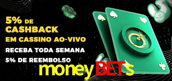 Promoções do cassino ao Vivo moneybets